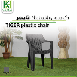 Picture of plastic tiger chair